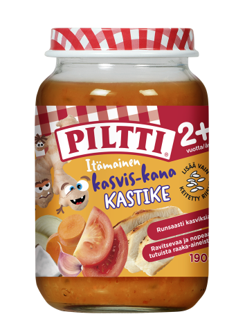 PILTTI ITÄMAINEN KASVIS-KANAKASTIKE 2+ V | Piltti